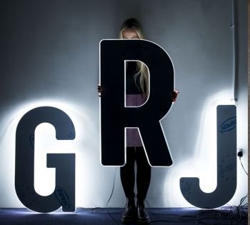 Meet our giant Illuminated Letters. We can custom make large fully enclosed LED letters in most font styles with edge and back lit illumination. Large selection of front material finishes, choice of LED colours and sizes up to 2.5 meters in height. Hidden stand off fixings provide an easy install onto walls and buildings.  