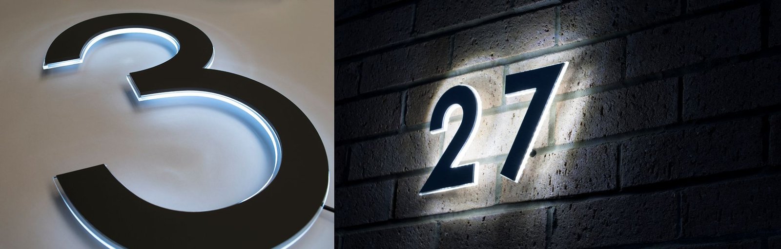 N-Lux™ Matt finish LED Floating Numbers